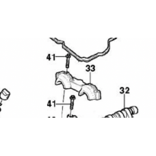 Крышка распредвала передняя (бугель) Chevrolet Cobalt(R4)/Nexia(R3)/Gentra (GM)