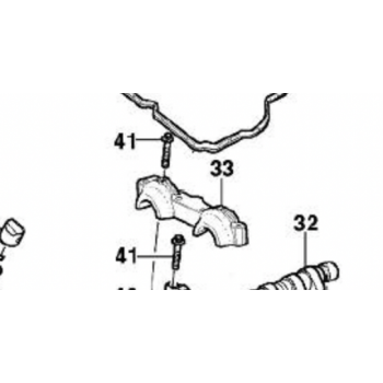 Крышка распредвала передняя (бугель) Chevrolet Cobalt(R4)/Nexia(R3)/Gentra (GM)