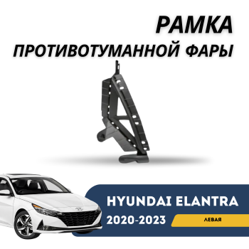 Рамка противотуманной фары левая на Hyundai Elantra 2020,2021,2022,2023 Алматы и Астана — фото