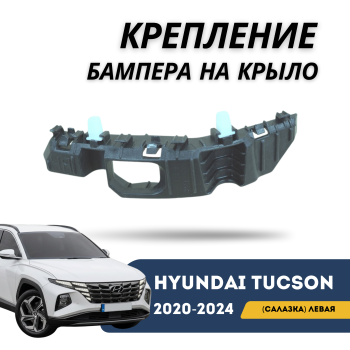 Крепление бампера на крыло (салазка) левое для Hyundai Tucson 2020,2021,2022,2023,2024 EURO QPart Алматы Астана 