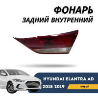Фонарь задний внутренний правый Elantra AD 2015-2019  (QPart)