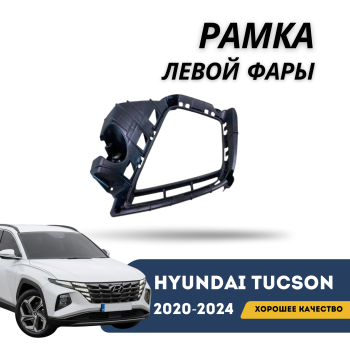 Рамка левой фары для Hyundai Tucson 2020,2021,2022,2023,2024 EURO QPart Алматы Астана — фото