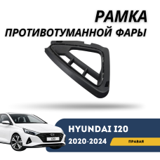 Рамка противотуманной фары правая i20 20-24 (QPart)