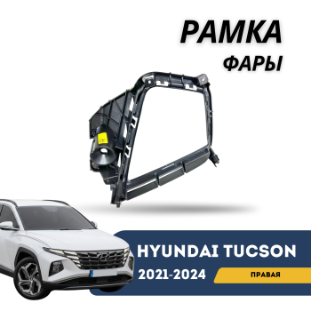 Рамка правой фары для Hyundai Tucson 2021,2022,2023,2024 Korea Алматы Астана 