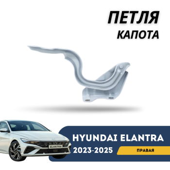 Петля капота правая для Hyundai Elantra CN7 (2023,2024,2025) оригинал Hyundai Алматы Астана — фото